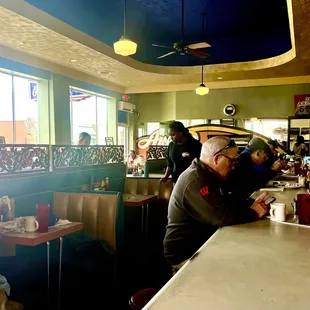 sushi and sashimi, interior