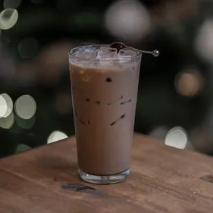 From Our Winter Menu- Cherry Mocha. Made with our Homestead Blend, bringing together the perfect balance of tart cherry and smooth chocolate