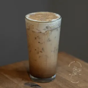 Fireside Mocha. Rich Ibarra chocolate, a bold French roast with smoky undertones, and a cloud of toasted marshmallow foam #EthicallySourced