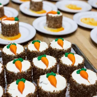 Carrot Baby Cakes for all.