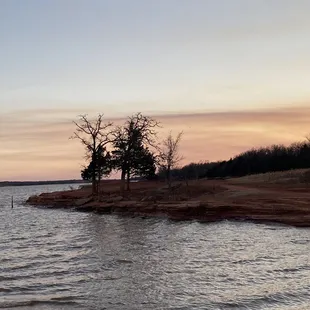 Sunset at Arcadia lake