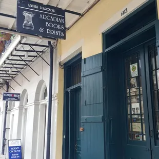 The view from the street.