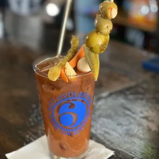 Build-your-one Bloody Mary bar