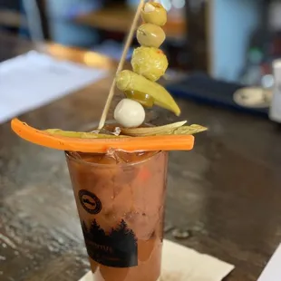 Build-your-one Bloody Mary bar