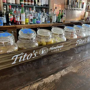 Build-your-one Bloody Mary bar