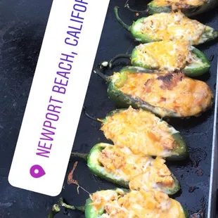 Stuffed Jalapeños . Follow Our Instagram page @ Arceliastacosonwheels .