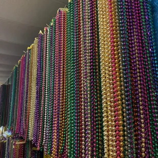 Rainbow of beads