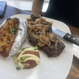steak, food