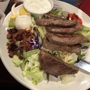Black and Blue Steak Salad