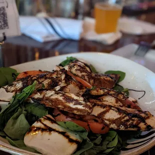 Chicken caprese with spinach added