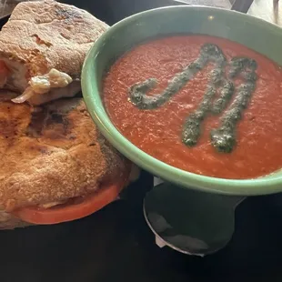Grilled Cheese and Tomato Soup