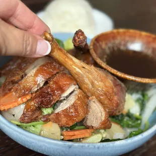 a plate of food