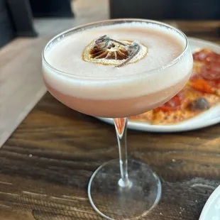 Guava passion fruit martini