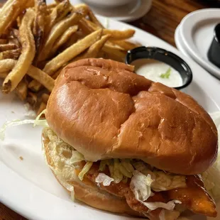Fried chicken sandwich