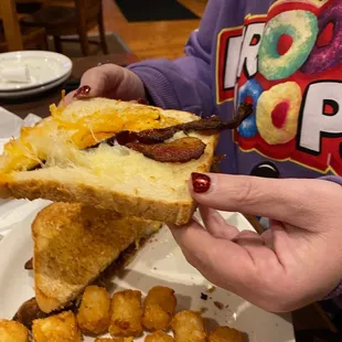 Gourmet grilled cheese