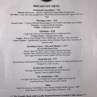 Menu 10/16/2022
