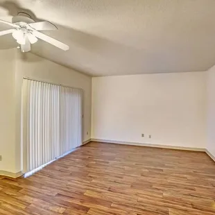 Our 2 Bedroom and 1 Bath is very open and spacious.