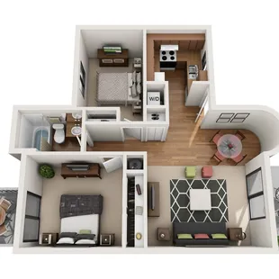 Two Bedroom and One bath