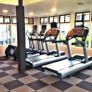 24 hour Fitness Center. Get a jump on your day