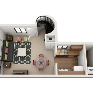 One bedroom Loft Downstairs