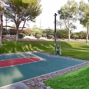 Come shoot some hoops at our basketball court