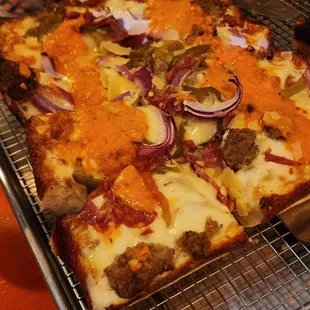 Shut Up And Eat It Detroit style pizza