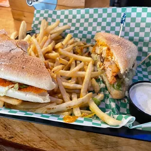 Crispy Buffalo chicken sandwich
