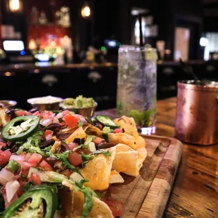 nachos, food