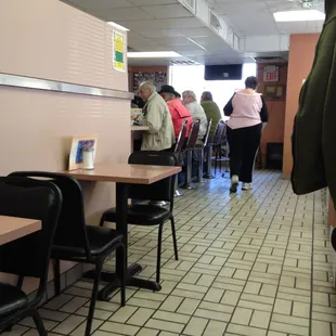 diners waiting for their orders