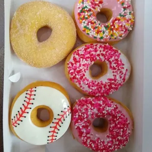a variety of doughnuts