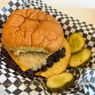 The #1 burger