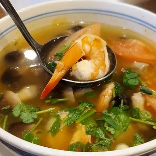 Tom Yum with Shrimp