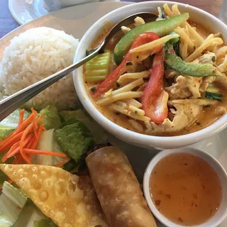 4. Red Curry Lunch Special