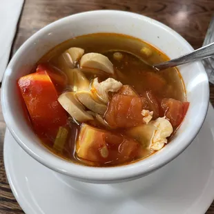 Tom Yum Chicken Soup