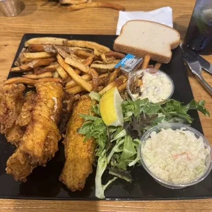 Friday Fish Fry with Gf bread