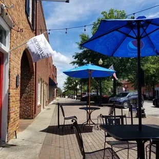 Wonderful outside seating