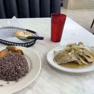 Lechon Asado Moro and sweet banana