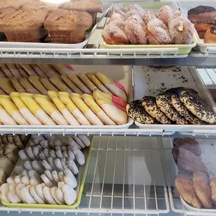 a variety of baked goods