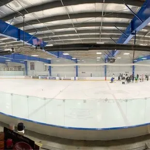 Part of the bar side view to ice rink