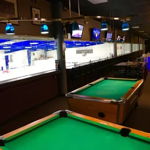 PLAY GAMES AND WATCH LIVE HOCKEY ON TWO RINKS FROM THE RESTAURANT!