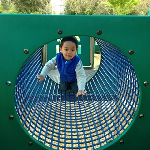 Going through the tunnel!