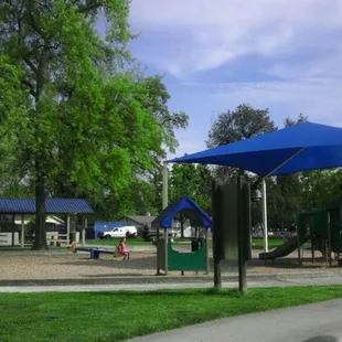 Playground shaded.