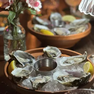 Oyster on the half shell