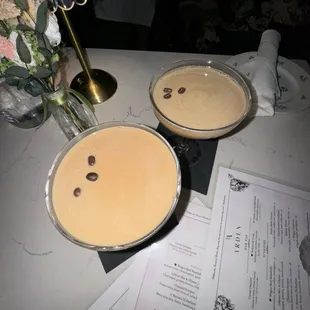 Espresso martinis
