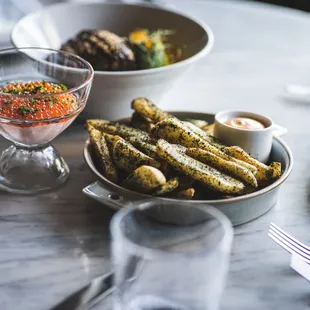 Fries with Mentaiko Dip
