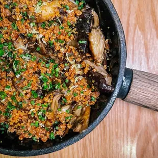 Mushroom rice.