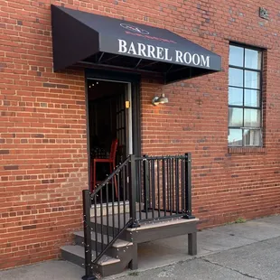 Barrel room front