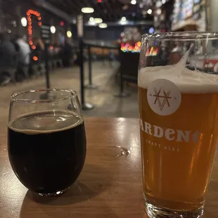 Stout and IPA