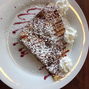 Plum cream cheese crape