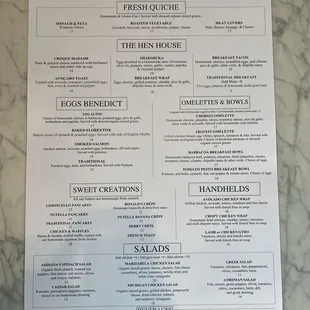 Ardiana's Restaurant brunch menu served Saturday and Sunday 9am to 3pm